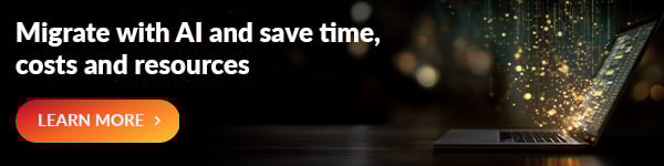 Migrate with AI and save time, costs and resources